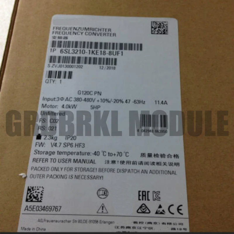 Brand New Original 6SL3210-1KE18-8UF1