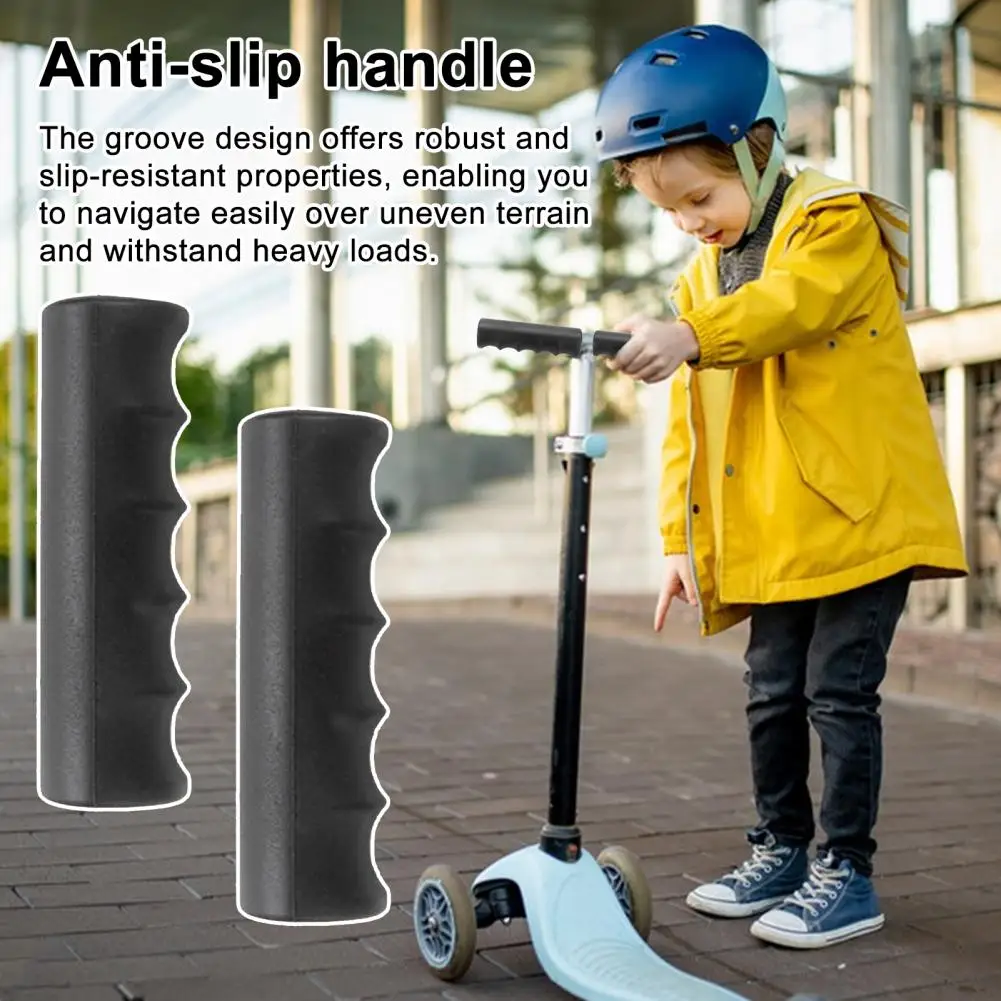 

2 шт., ручка для тачки, 22-38 мм, водонепроницаемая, нескользящая, универсальная садовая тележка, детская ручка для скутера, сменные аксессуары