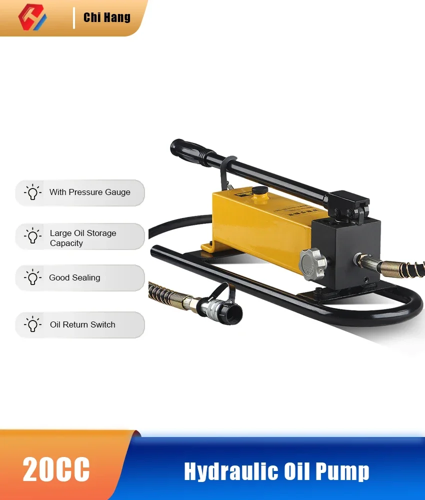 Nowa pompa hydrauliczna CP-700 przenośne szczypce dzielone hydrauliczne narzędzie do zaciskania z dwubiegową ręczną pompą hydrauliczną pompa wysokociśnieniowa