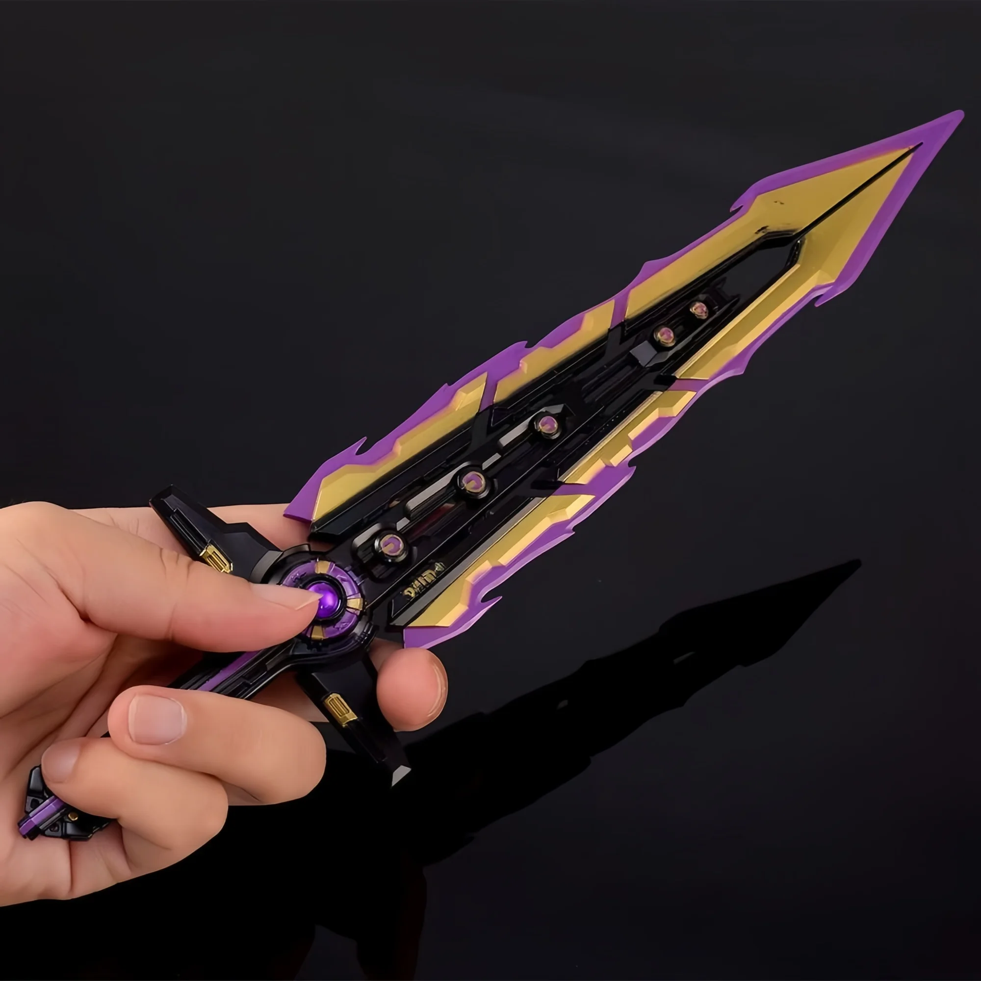Tactical shooting Chaos Blade model,a must-have prop dark aesthetic game collection anime fans,unsharpened weapon display view 3