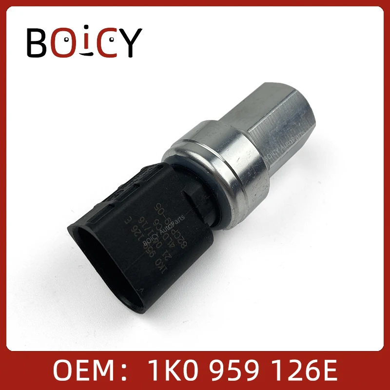 

BOICY A/C Air Con Pressure Sensor for Polo Golf Touran Jetta Passat CC Beetle Sharan A1 A3 Q3 TT 1K0959126E 5K0959126 1K0959126A