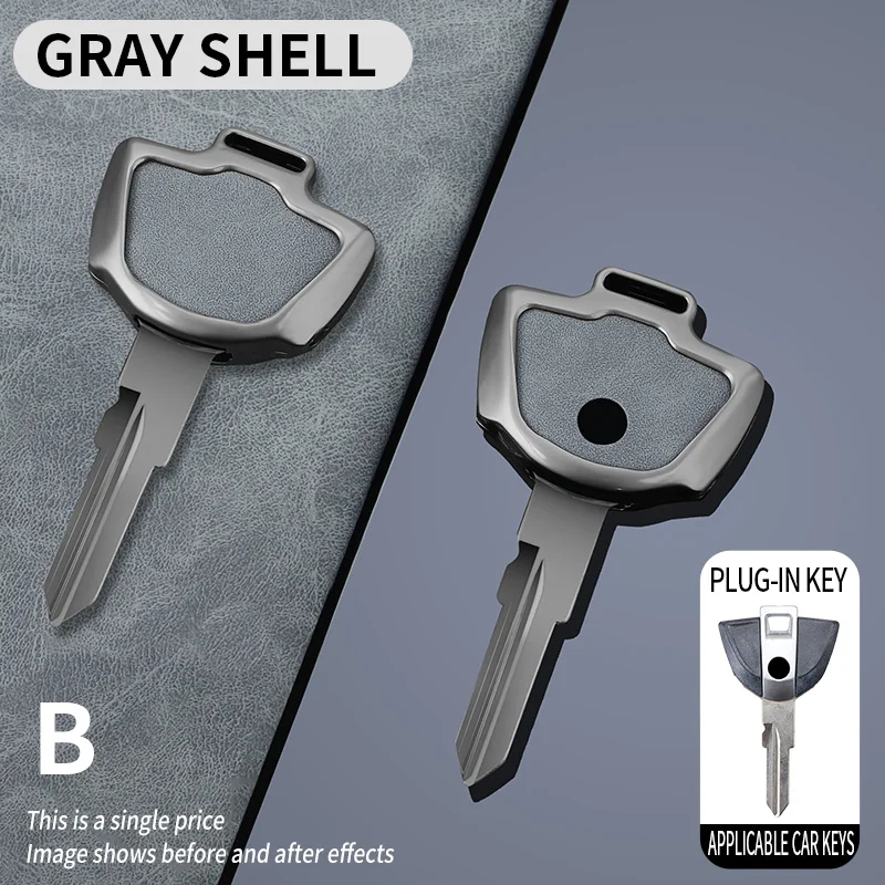 Para BMW G310GS S1000RR HP4 F700GS F800GS F800R F800 GS R cuero de aleación de Zinc funda para llave remota de coche accesorios Fob