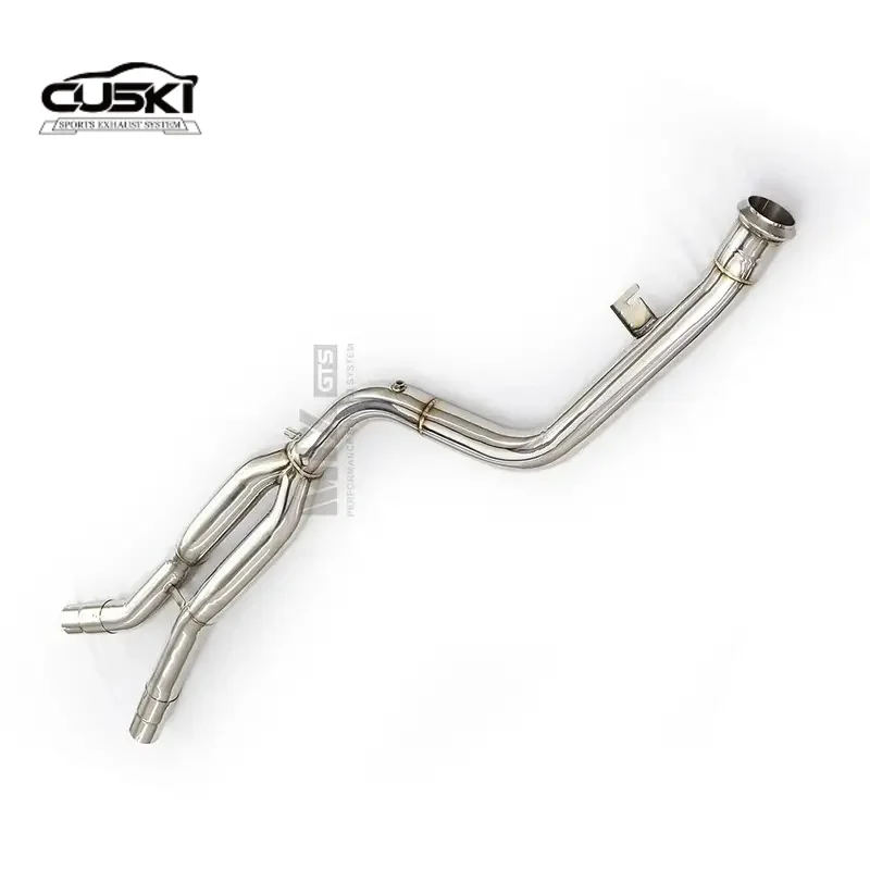 High Performance Exhaust Middle Pipe Resonant tube For BMW X4 M40i 3.0T 2018-2023 Stainless Steel Exhaust auto parts Exhaust sys