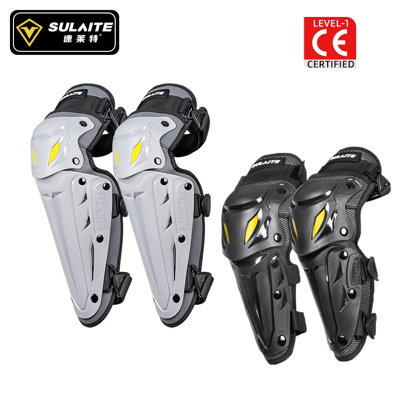 

SULAITE Motorcycle Cycling Fall Prevention Knee Protector Knee Sliders Motosiklet Knee Protective Gear Protector Kit