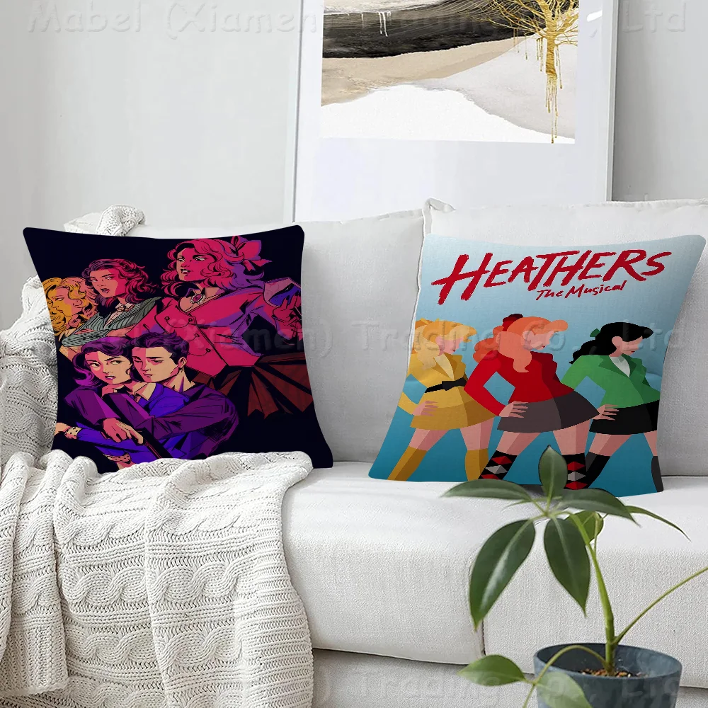 

Heathers Cushion Cover Car Throw Pillow Case For Sofa Car Christmas Gift 40x40cm 45x45cm