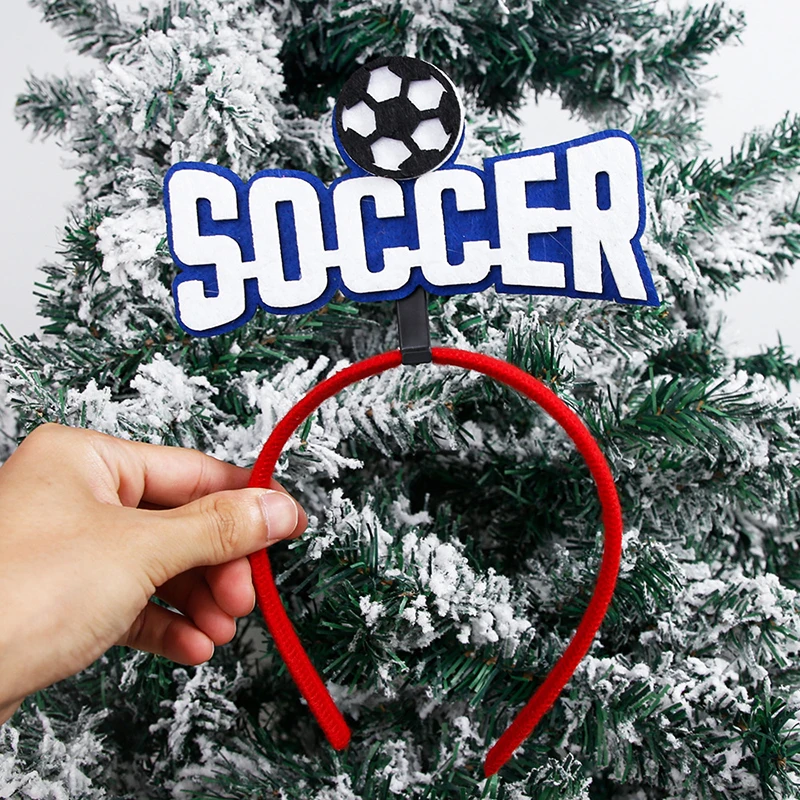 2024 New Soccer Hair Bands Headbands UEFA Euro Soccer Decoration Supplies Fans Cheering Props