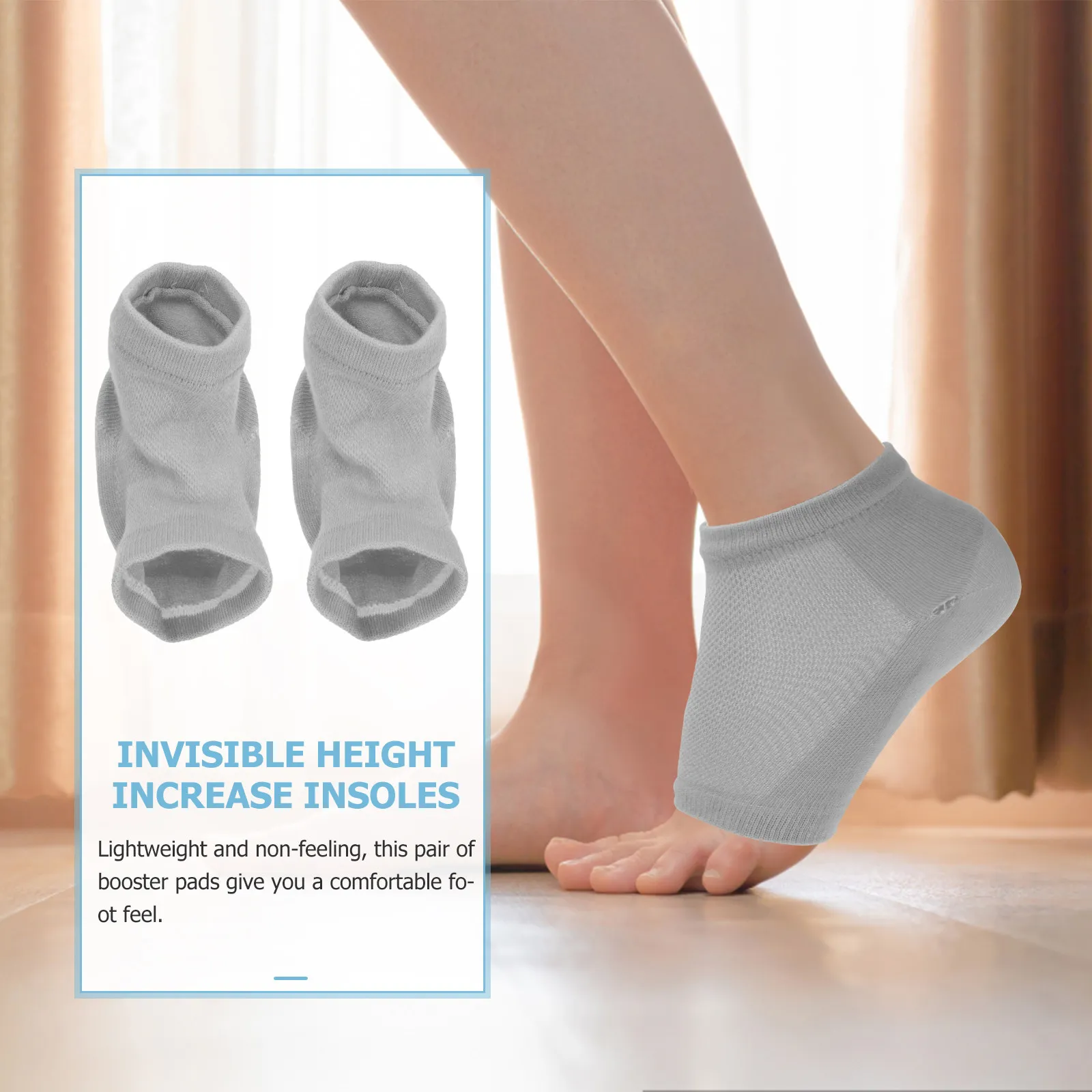 

Набор невидимых стельок для увеличения роста: легкие, дышащие, вкладыши для стоп, амортизирующие, противоскользящие