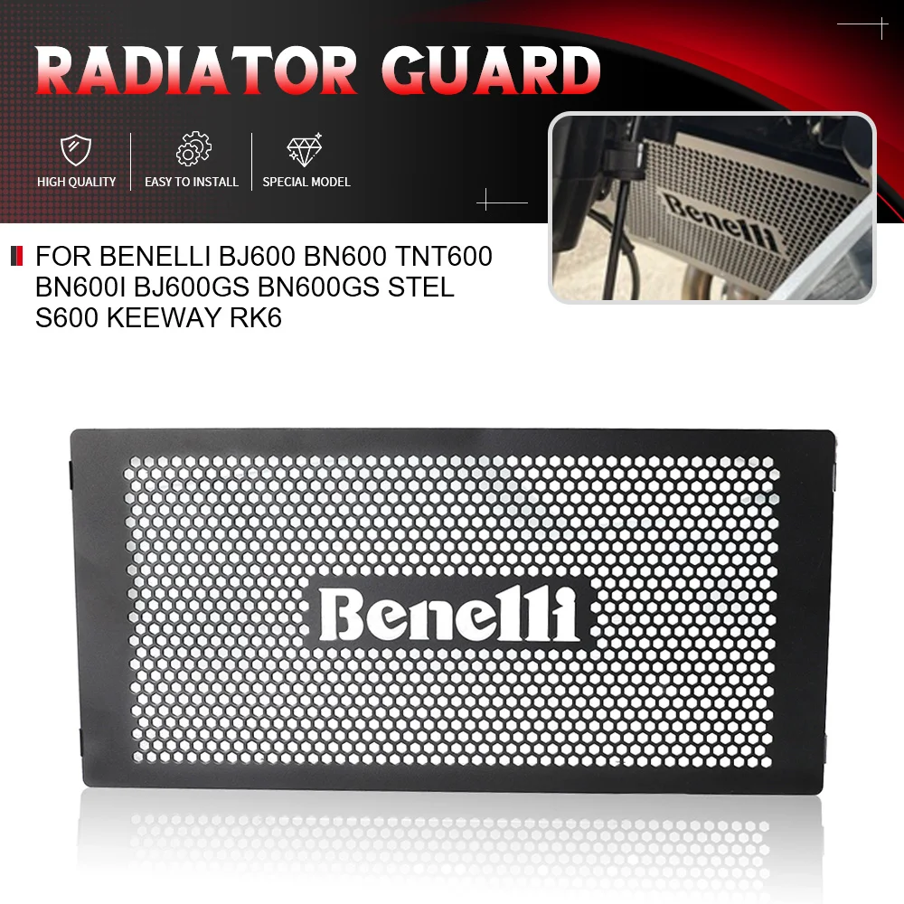 

For Benelli BJ600 BN600 TNT600 BN600i BJ600GS BN600GS Stels600 KEEWAY RK6 CNC Radiator Guard Cover Radiator Protection Grille