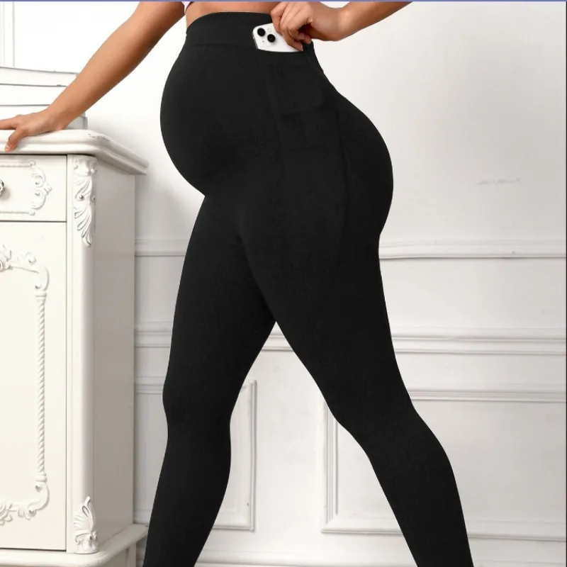 

Women's Maternity Leggings Over The Belly Full Length Pregnancy Yoga Pants Active Wear Workout Leggings