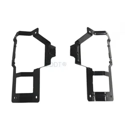Soporte de lámpara antiniebla de 2 piezas para Pajero Sport K80 K90 2000-2006 MR 482497 Marco de acero para luz delantera para soporte Montero Sport para Nativa