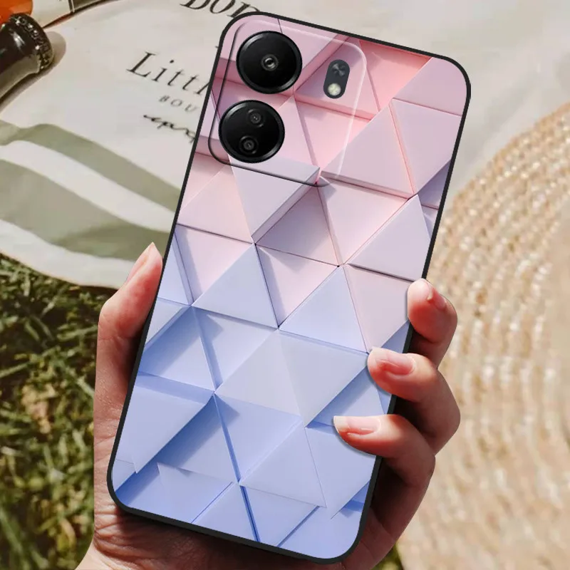 Dla Xiaomi Redmi 13C Etui Redmi13C Luksusowe malowane silikonowe etui na telefon dla Redmi 13c 13 C Etui ochronne Capas — zdjęcie produktu 2