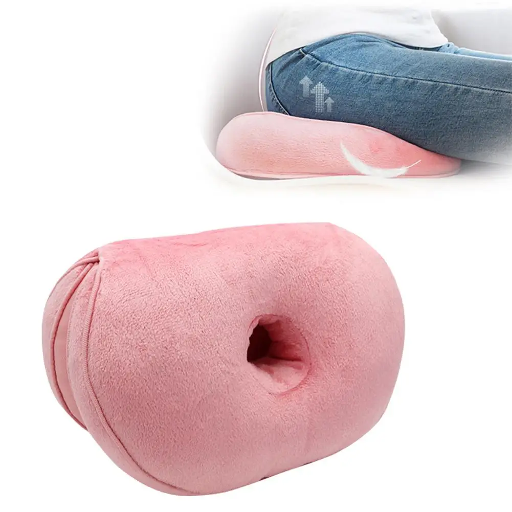 Multifunction Dual Comfort Orthopedic Cushion Pelvis Pillow Memory Foam Hip Lift Hips Up Seat Cushion for Pressure Relief