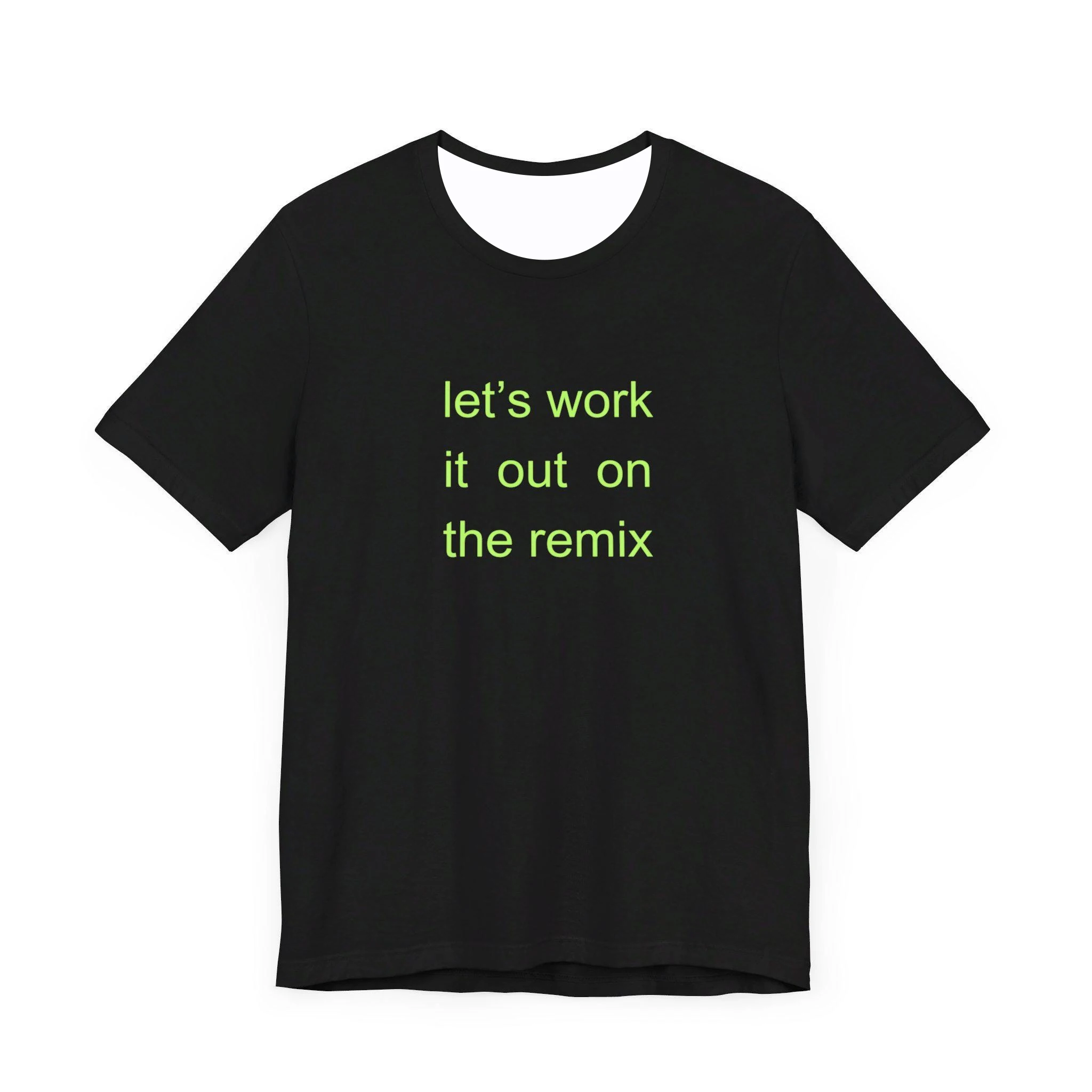 Women's Let's Work It out on the Remix Jersey Short Sleeve Tee Comfortable Breathable Workout Running T-Shirt for Fitness