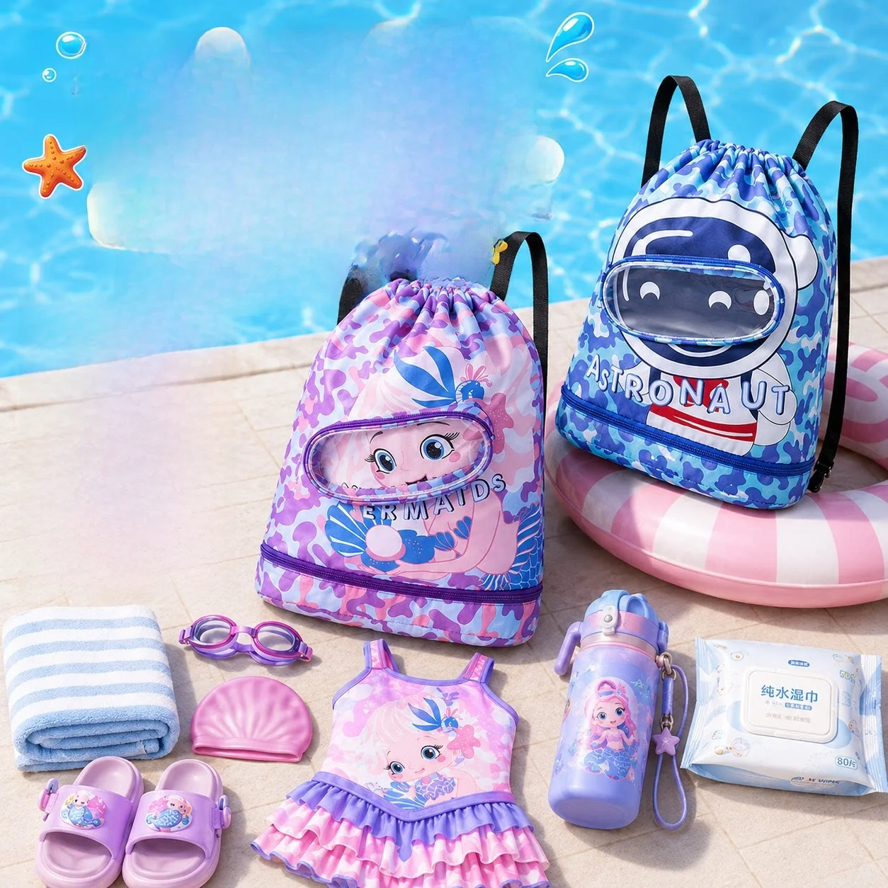 mochila-portatil-para-natacao-infantil-com-separacao-de-itens-secos-e-molhados-resistente-ao-desgaste-para-viagens-e-passeios-sem-preocupacoes