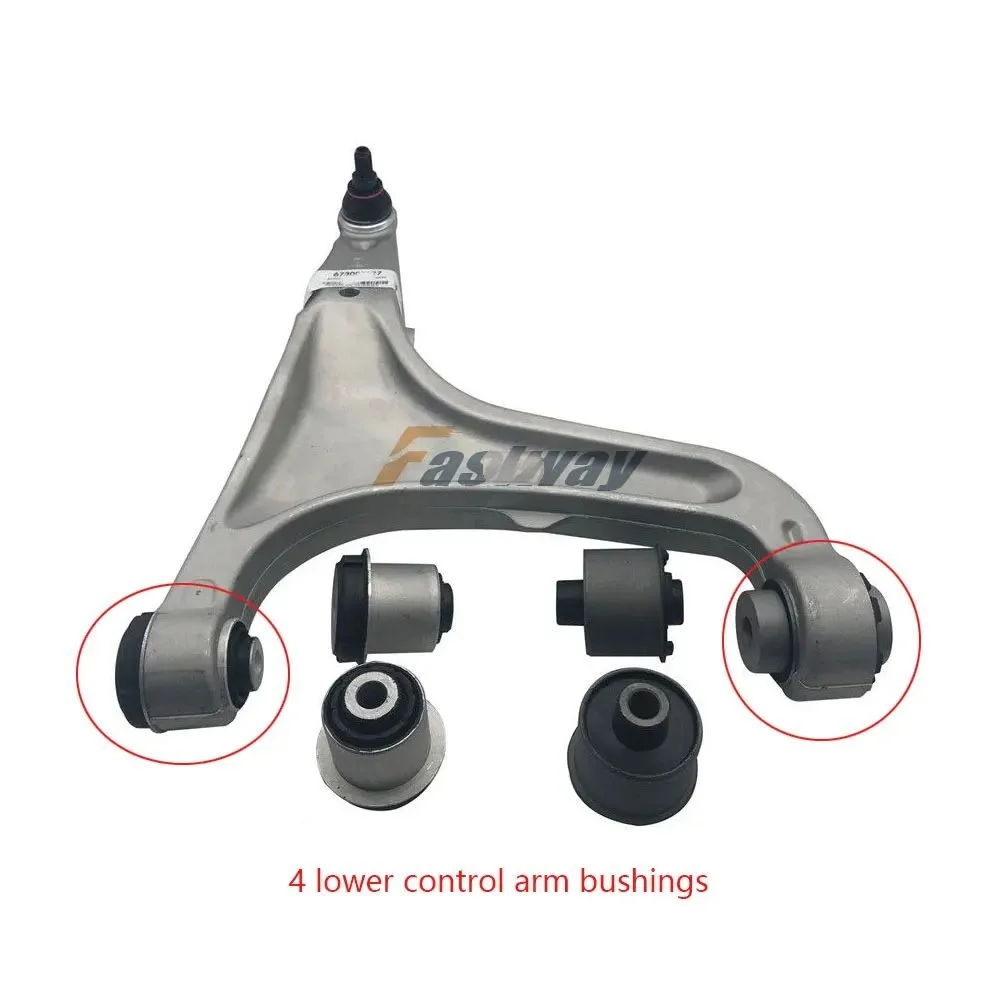 Good Quality Front Upper Lower Control Arm Bush Kit For Maserati Quattroporte Ghibli 3.0T M156 M157 AWD RWD 670004185 670004186