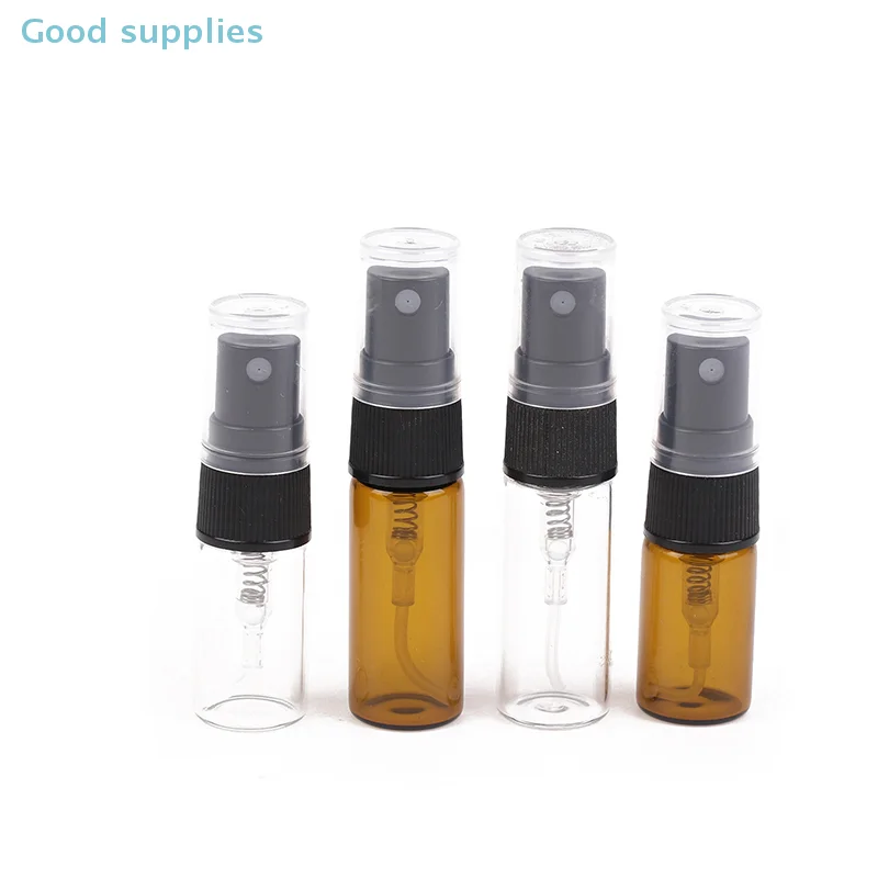 10 pièces 2/3/5/10ml Mini bouteille rechargeable Portable verre vaporisateur bouteille de parfum atomiseur cosmétiques conteneur bouteilles de parfum