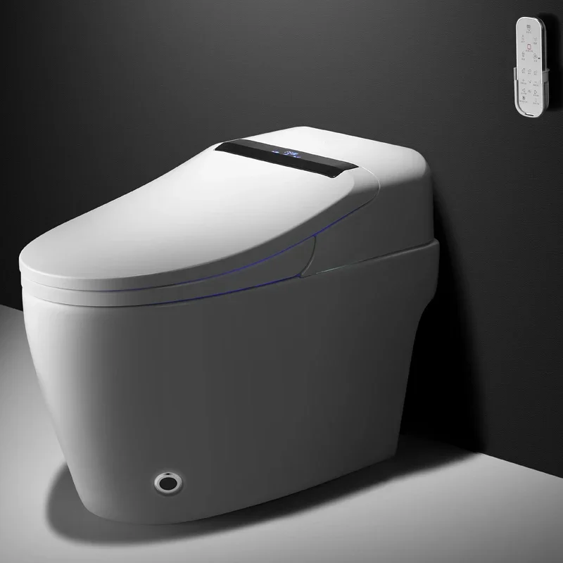 Automatic elongated tankless smart WC bidet toilet seat bidet bowl smart intelligent with remote