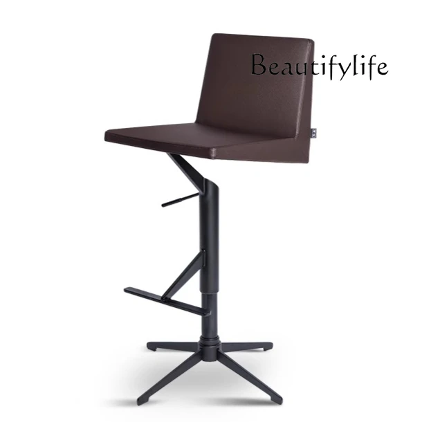

Bar chair Modern simple bar high stool Light luxury home bar stool Designer stool Advanced sense