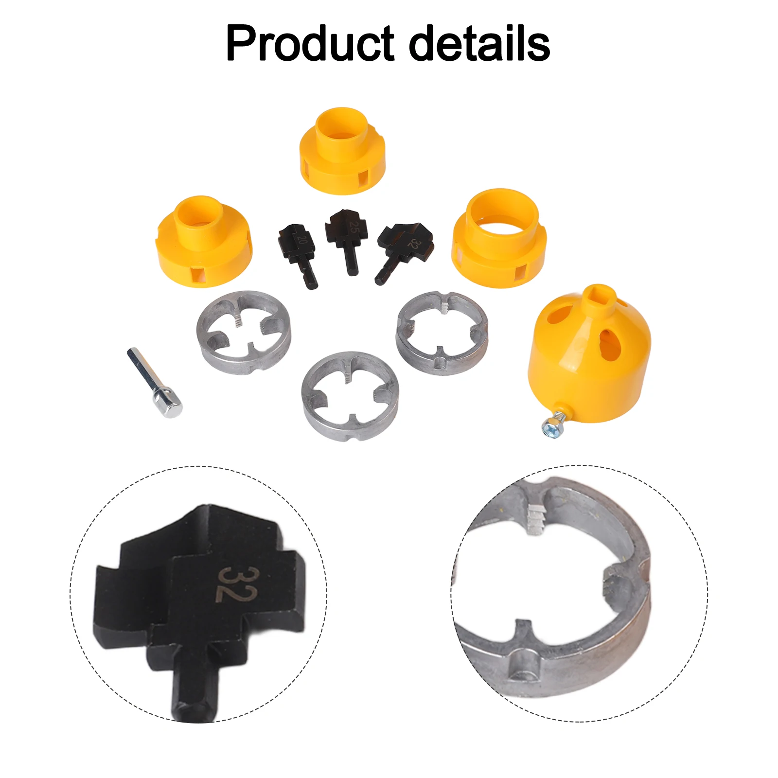 

1 Set PPR Drill Bit With PVC Pipe Threader Water Pipe Expansion Drill Punch Plumber Stepped Drill Bit Pipe Threading Tool Kit