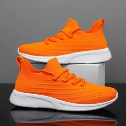 Professional Running Shoes For Man High-quality Outdoor Orange Women Running Sneakers Light Breathable Men's Sports Shoes 2024