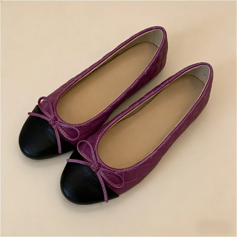 

Bow Spring Autumn Ballet Flat Women 2026 New Fashion Mary Jane Shoes Female Shallow Round Toe Comfortable Flat Shoes for Women
