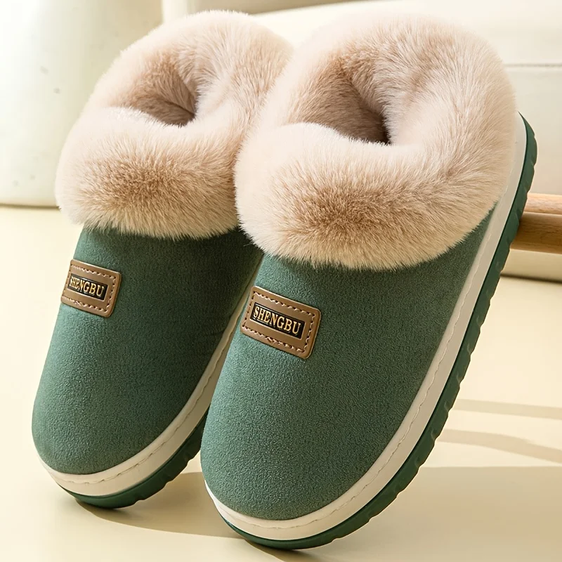 

Cozy Fleece Slippers for Men & Women. Warm plush lining, durable sole. Perfect for indoor/outdoor. Slip-on comfort. Shop now!