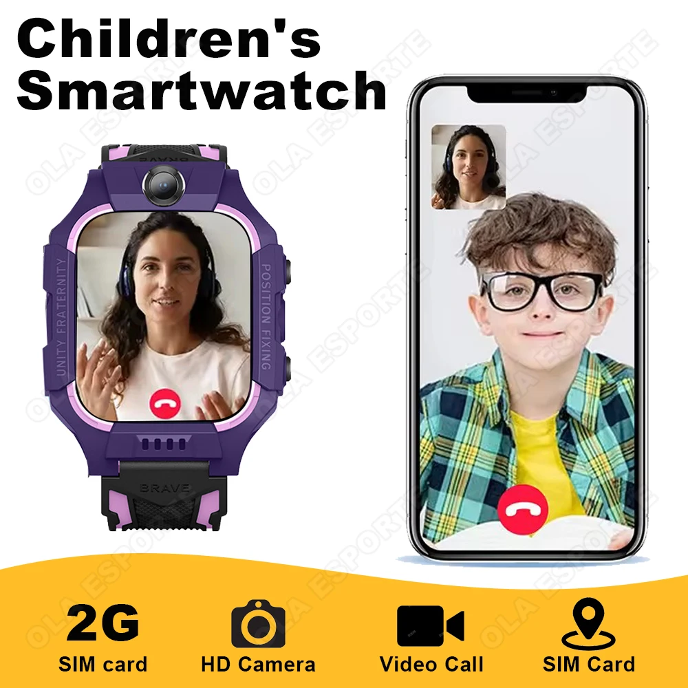 

Full Netcom Children's Smart Watch HD Camera video call SOS GPS Positionin Calculator Alarm Clock Kids Smart Watch Student Gifts