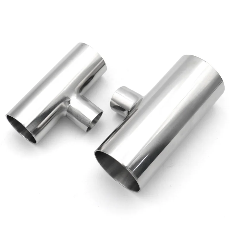 

Тройник-переходник из нержавеющей стали SS304, 3-ходовой, наружный диаметр трубы от 19 мм до 76 мм, санитарный тройник для стыковой сварки, фитинг для домашнего пивоварения