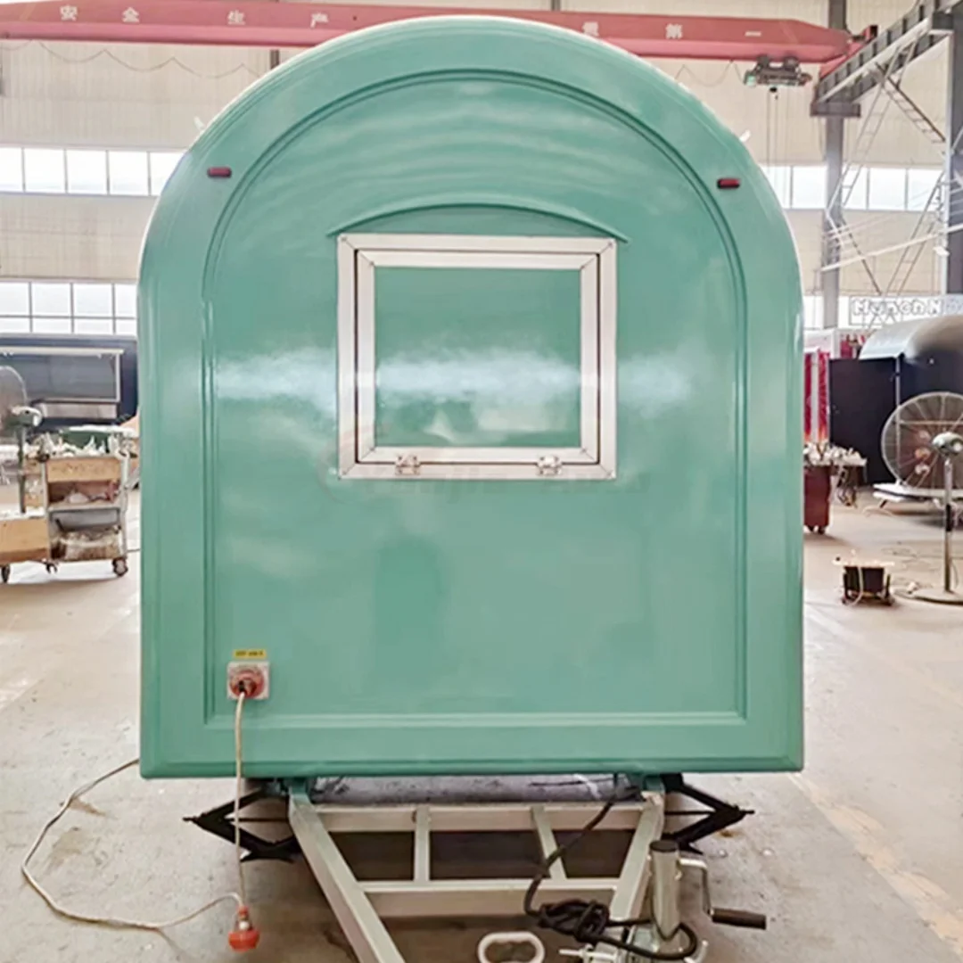 Fully Equipped Stainless Steel Food Trucks for Sale Bubble Tea Coffee Ice Cream Vending Truck Mobile Food Trailer Customized