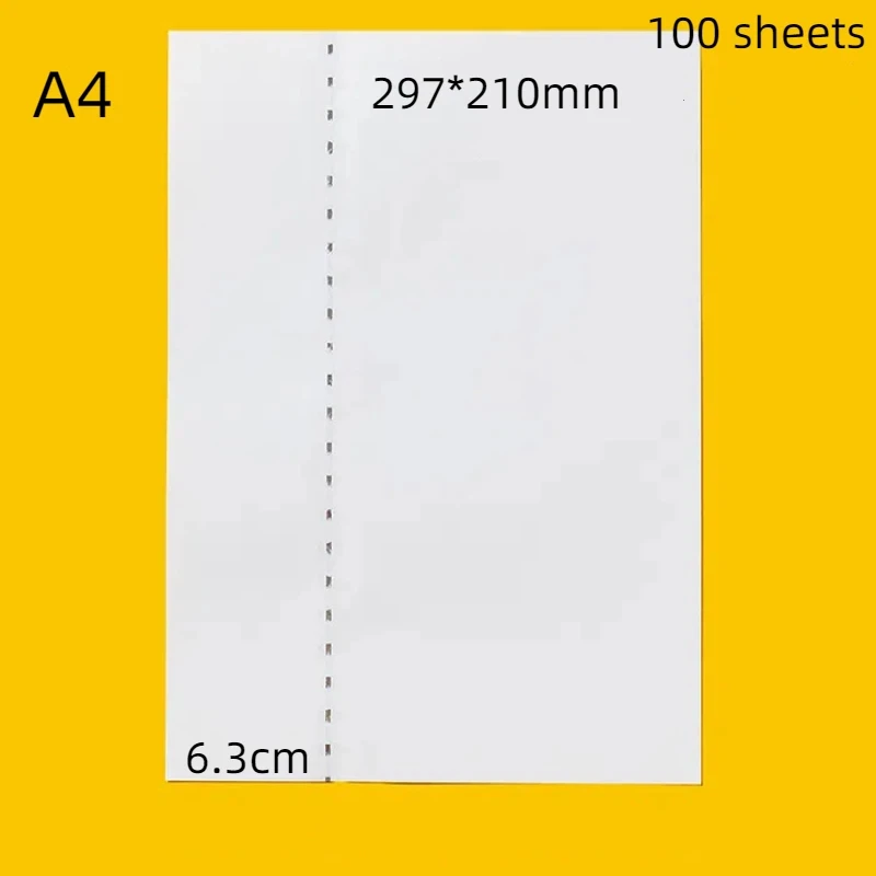 Variant: 100sheets  6.3cm  A4