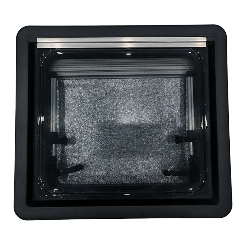 Caravan Windows Factory 500x450mm ASA Frame Double Glazed Acrylic RV Side Window with Blackouts for Camper Van Motorhome view 4