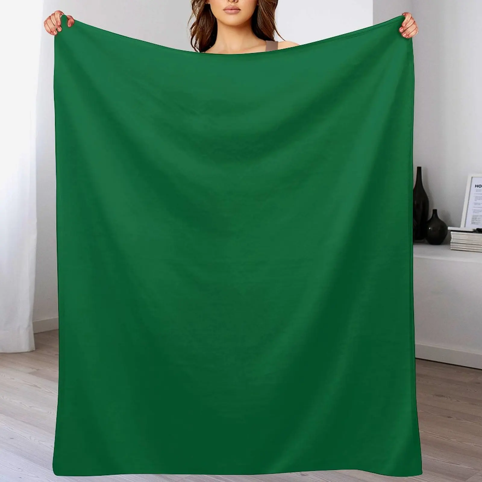 Pure Forest Green - Lowest Price On Site Throw Blanket warm for winter Weighted Blankets