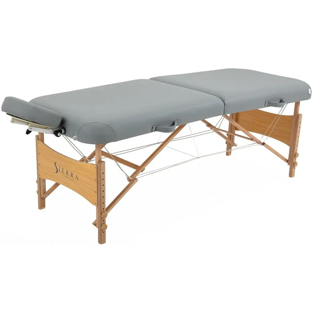 Premium Wide Portable Massage Table, SC-601 (Gray)