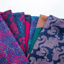 Printed Corn Plaid Composite Fabric Spring Autumn Stretch Plush Shirt Coat Dress Chair Cover Lace Decoration Diy Sewing Cloth