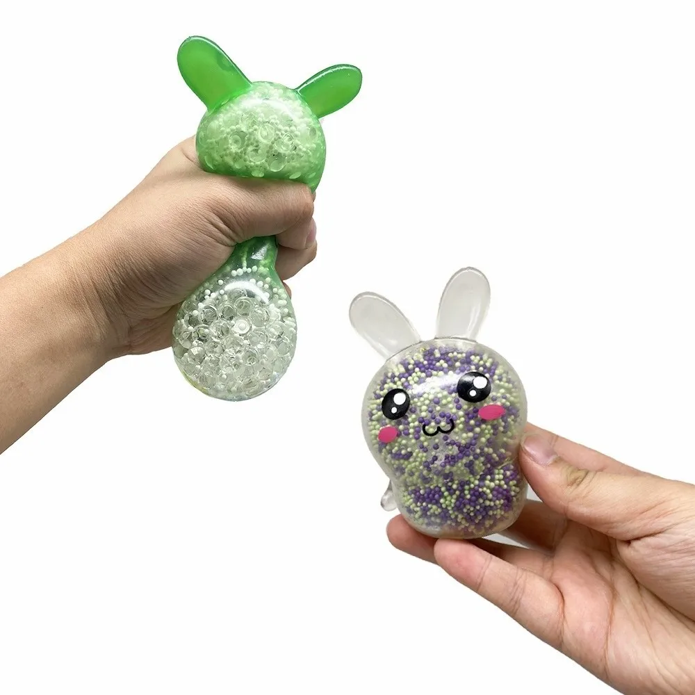 Lindo conejito blando apretar Mini alivio del estrés juguete suave Fidget pellizco conejo regalo de Pascua