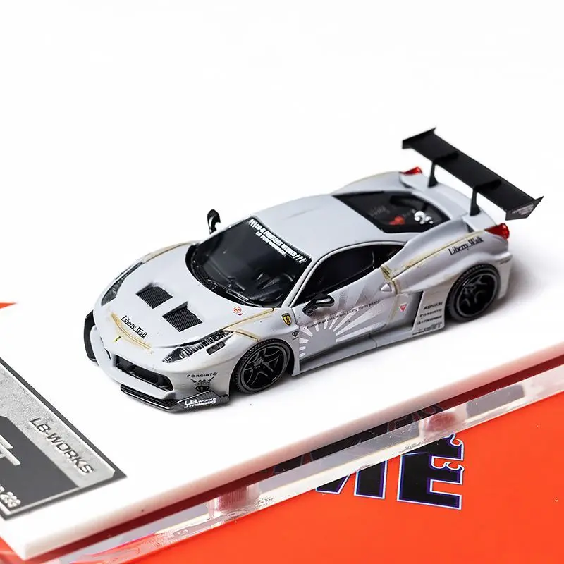炎 1/64 458 GT LB 樹脂おもちゃ自動車ダイキャストメタルモデルギフト