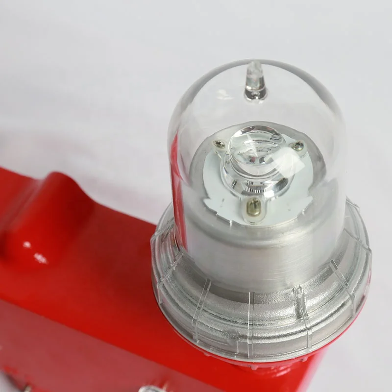 LS810D aircraft warning light double for telecom tower ,building,cranes,airport