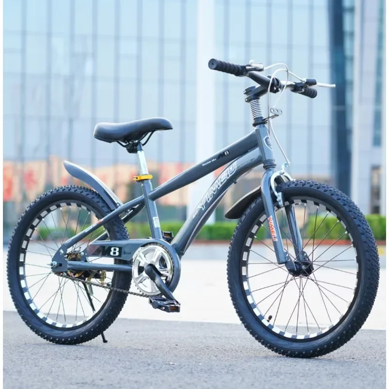 

Детский велосипед с карбоновой стальной рамой и двойным тормозом — 14/16/18/20 дюймов для детей 3–6-9 лет, детский велосипед унисекс для мальчиков и девочек