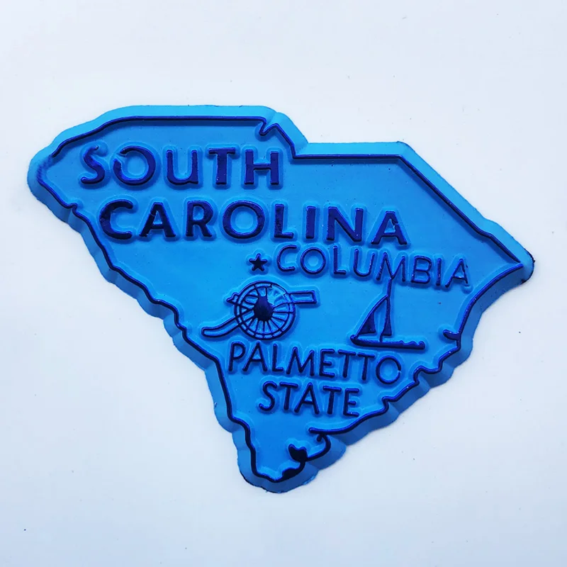 South Carolina  Fridge Magnets Travel 3D Memorial Magnetic Refrigerator