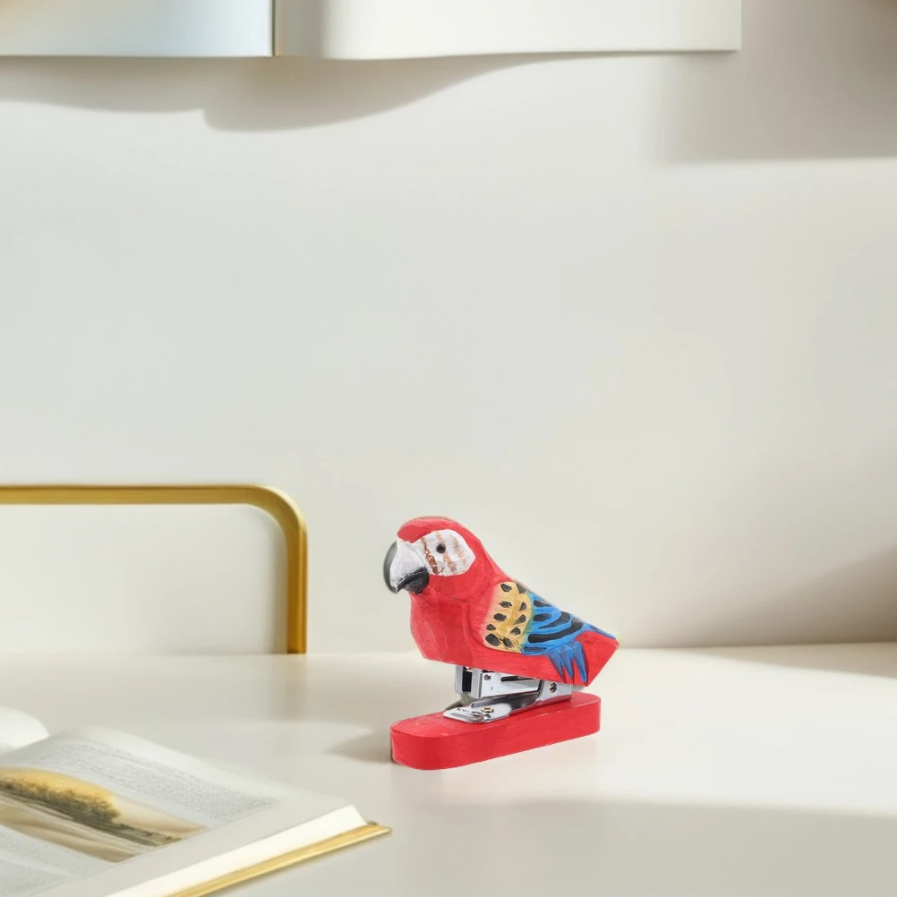 

2 Pcs Animal Stapler Classroom Paper Flamingo Binding Machine Desk Accessory Cartoon