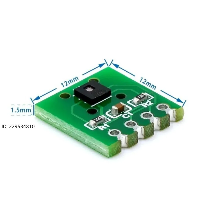 5Pc digital temperature and humidity sensor module AHT21 AHT21B has fast communication response and strong anti-interference