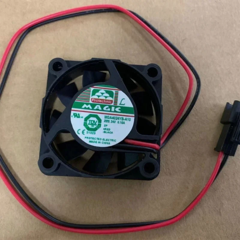 M  New MAGIC MGA4024YB-A10 24V 0.10A 2-wire axial cooling fan#QW