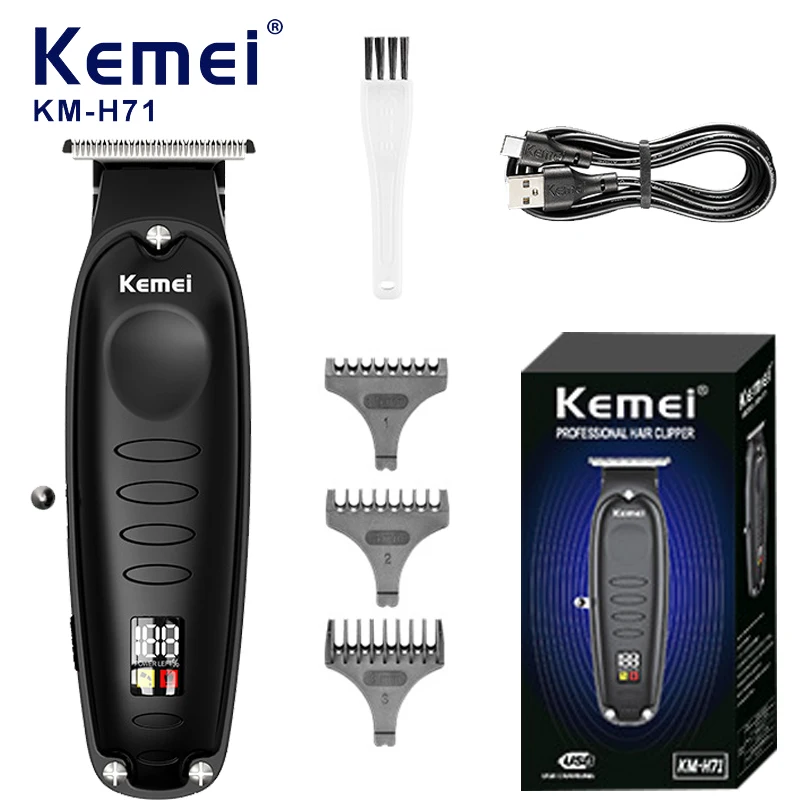 

Kemei Hair Trimmer For Men Beard Trimer Professional Hair Clipper Electr Razor Hair Cutting Machine Haircut Electr Shaver KM-H71