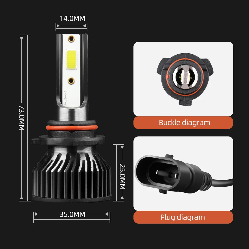 Combo 6PCS LED For Jeep Grand Cherokee 2014 2015 2016 2017 2018 Auto Headlight Car Fog Bulb 6000K High Low Beam Headlamp 18000LM