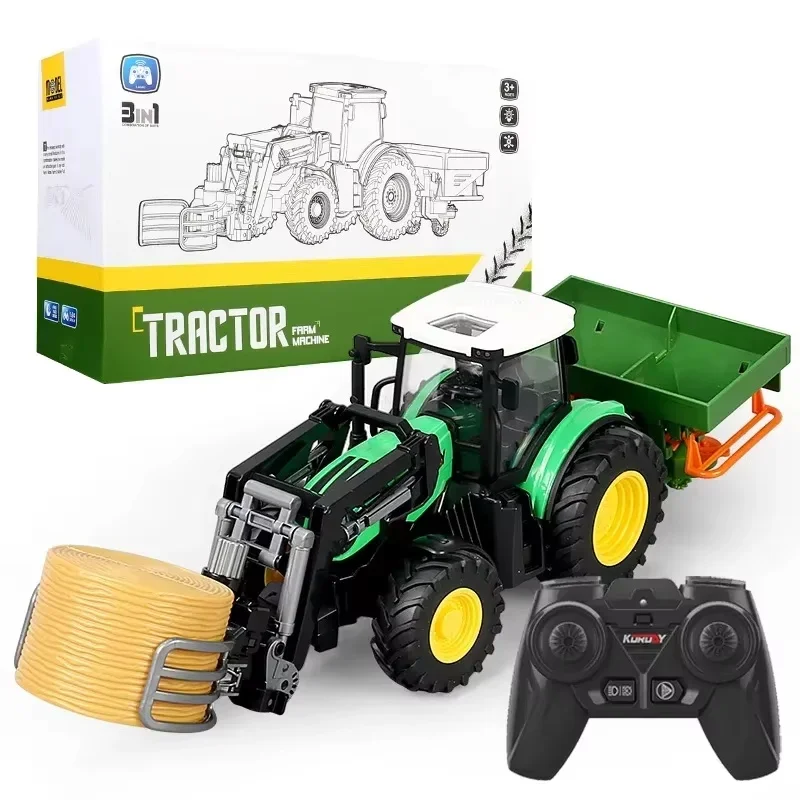 2024  Remote control farmer's vehicle Multiple combinations Multiple combinations Rc 6685-3 Simulation Model Children Gifts Toy