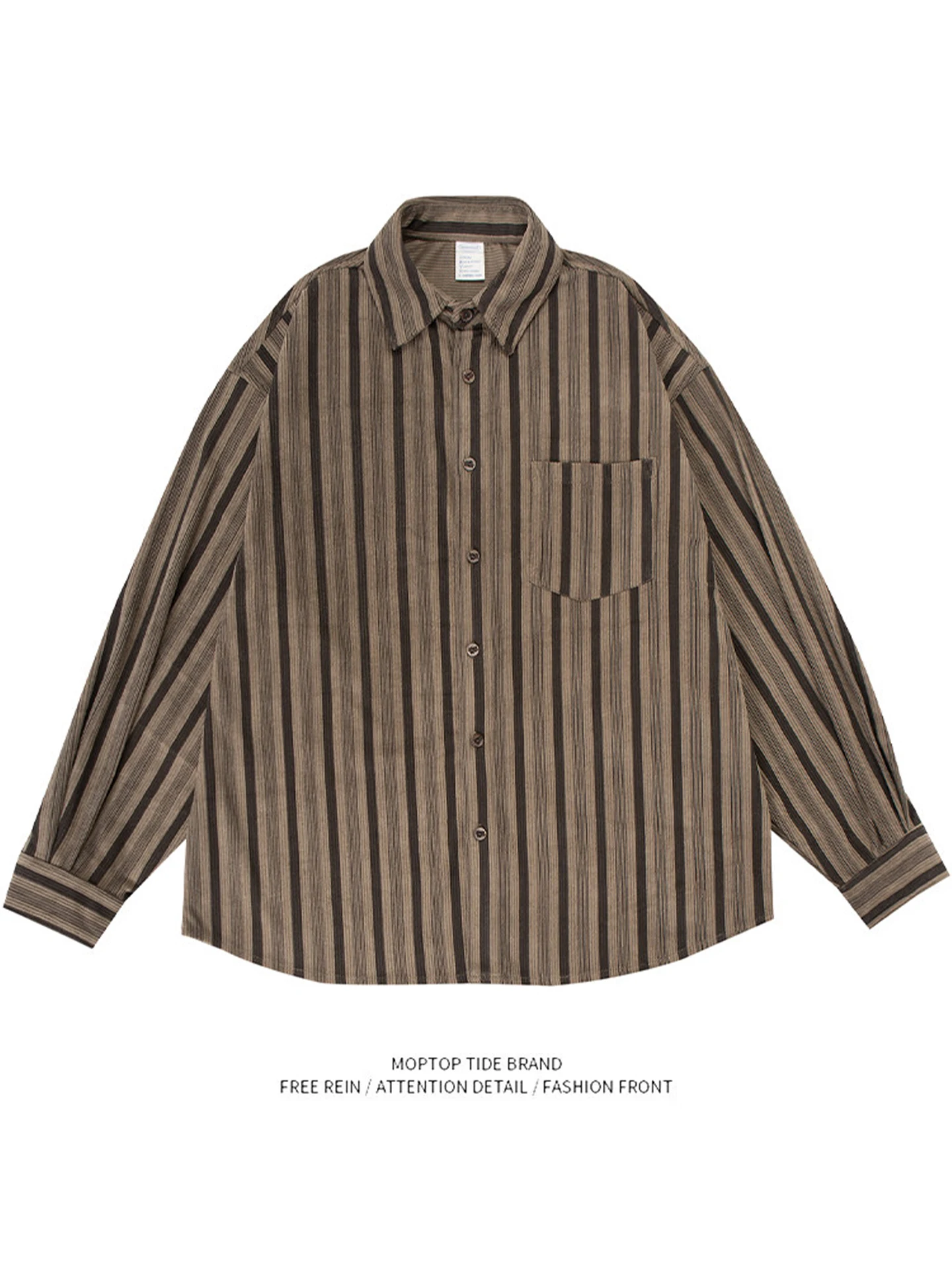 

Мужская винтажная куртка Mr. WH в американском стиле с вертикальными полосками, свободного кроя, из полиэстера, молодежная, модная, для работы и повседневной носки