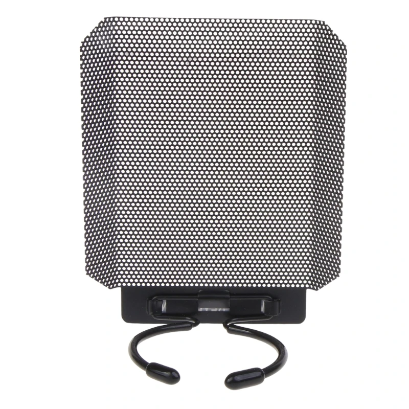 Filter Anti-Plosive Noise Shield Eliminates and Hisses, Three-Layer Steel Mesh with Attachment Points