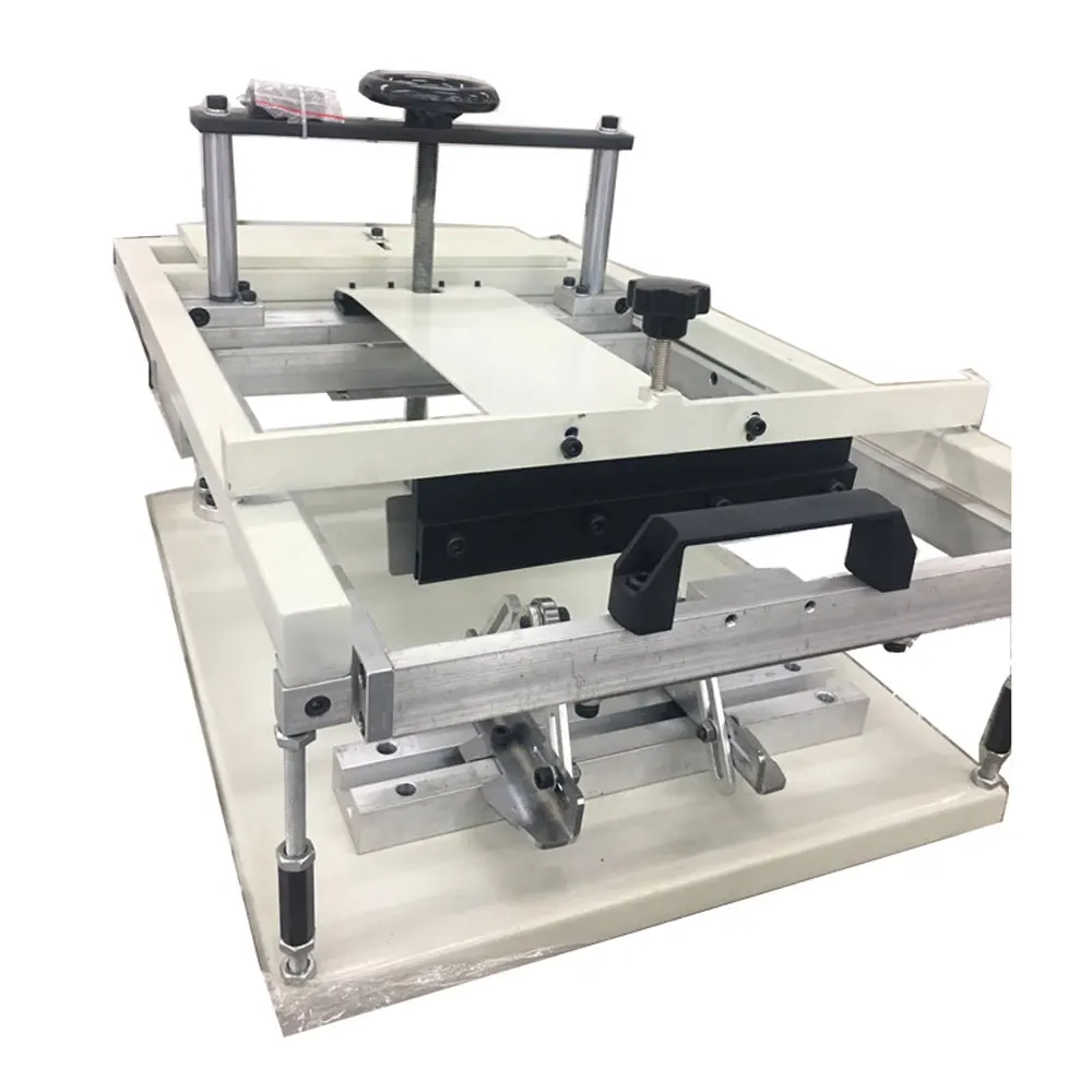 Manual curved screen printing machine equipment Cylindrical screen printing machine Bracket cast aluminum Bottle printing