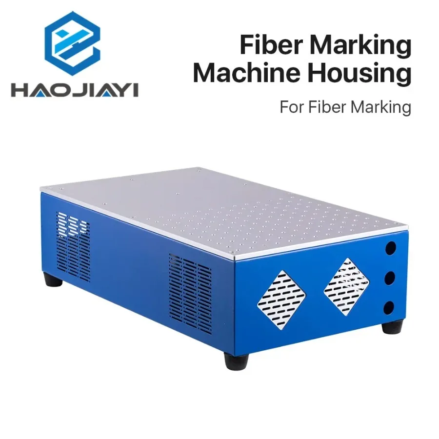 Fiber Marking Machine Cabinet Blue Grey Fiber Marking Housing Marker Case DIY Part for Raycus JPT MAX Marking Machine