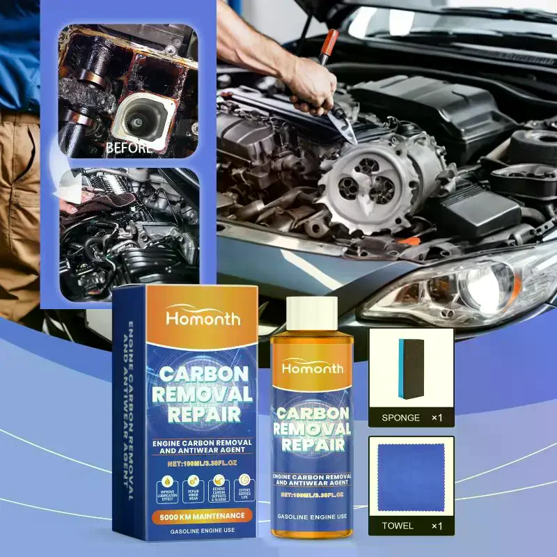 Car Engine Anti Wear Protectant Carbon Cleaner Oil Noise Reducer for Enhanced Fuel Efficiency and Smooth Urban Driving